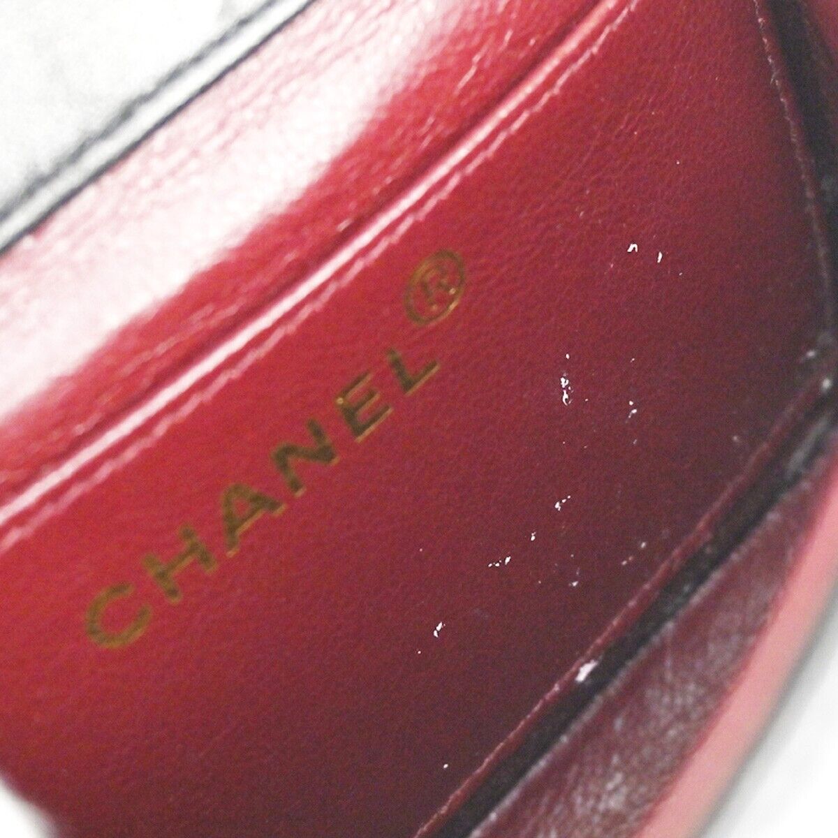 CHANEL CC Mini & Matelasse 25 Pair Hand Bag Leather Black GHW Vintage 550RH637