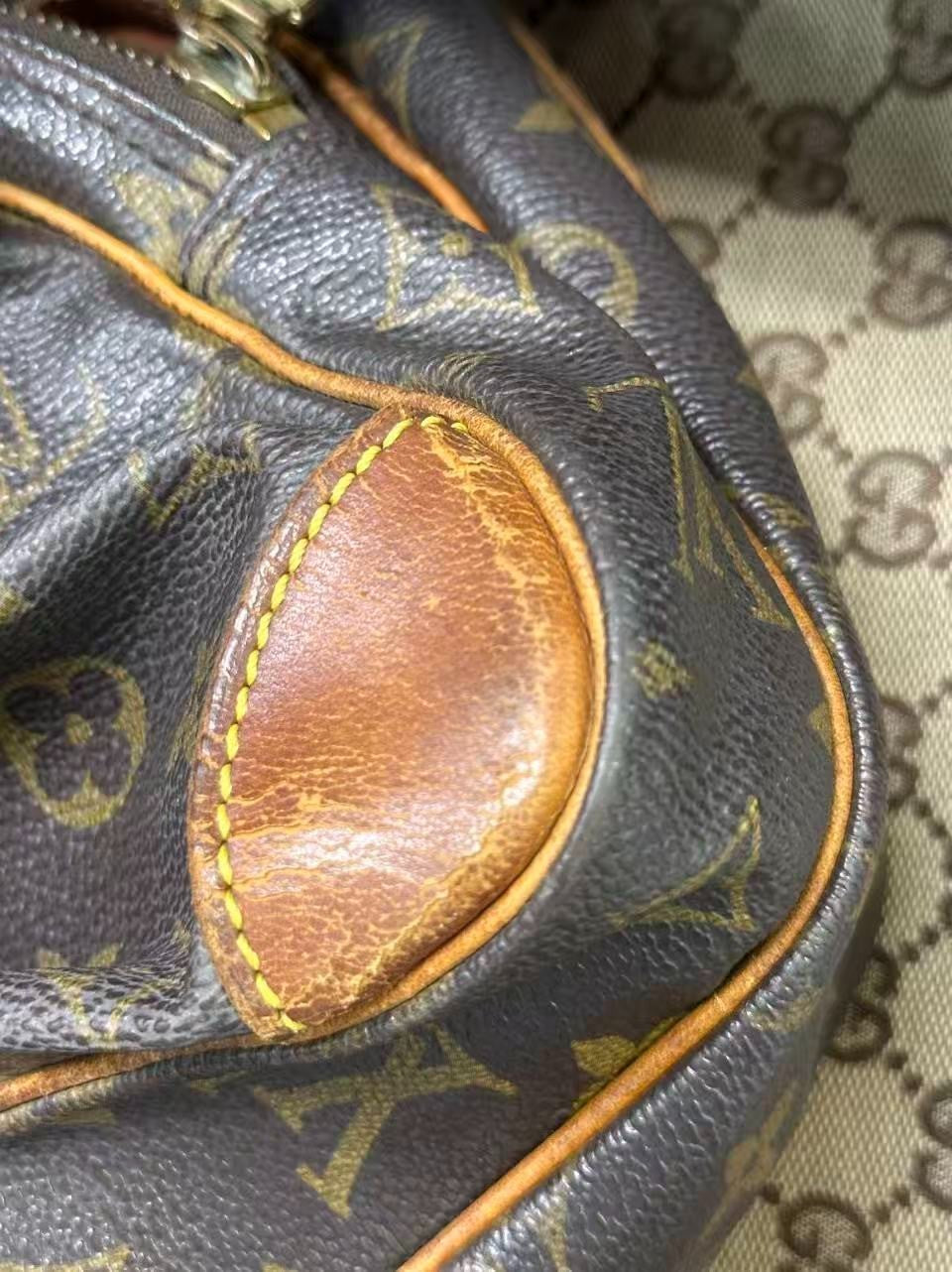 LOUIS VUITTON Nile Crossbody Shoulder Bag Monogram Leather Brown M45244 66SA107