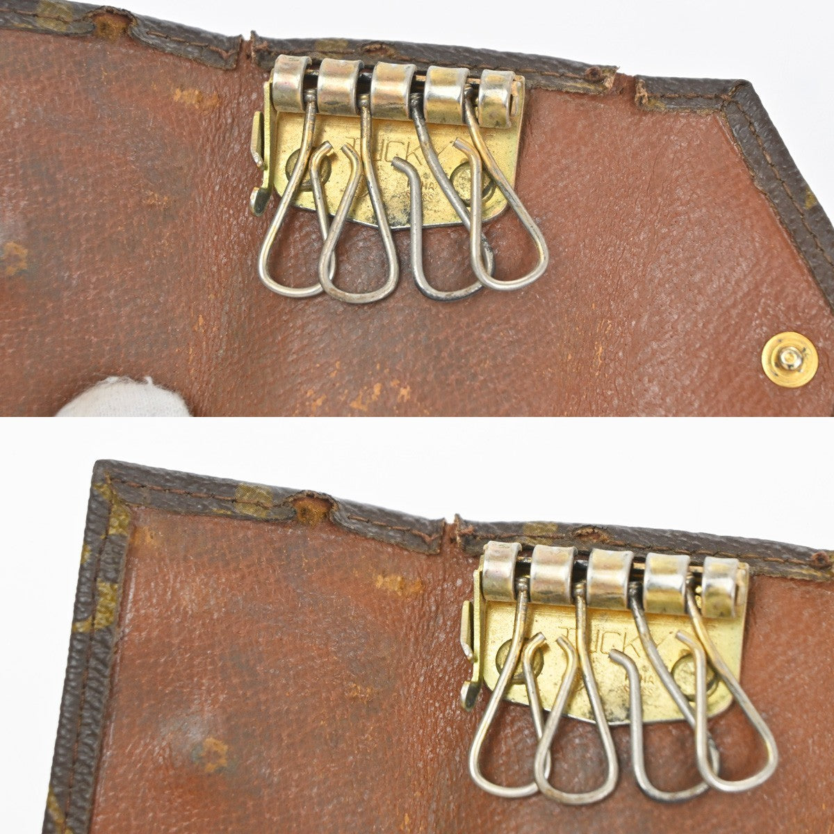 LOUIS VUITTON LV 3 Set Bifold Agenda Keycase Wallet Monogram Leather BN 68KD077