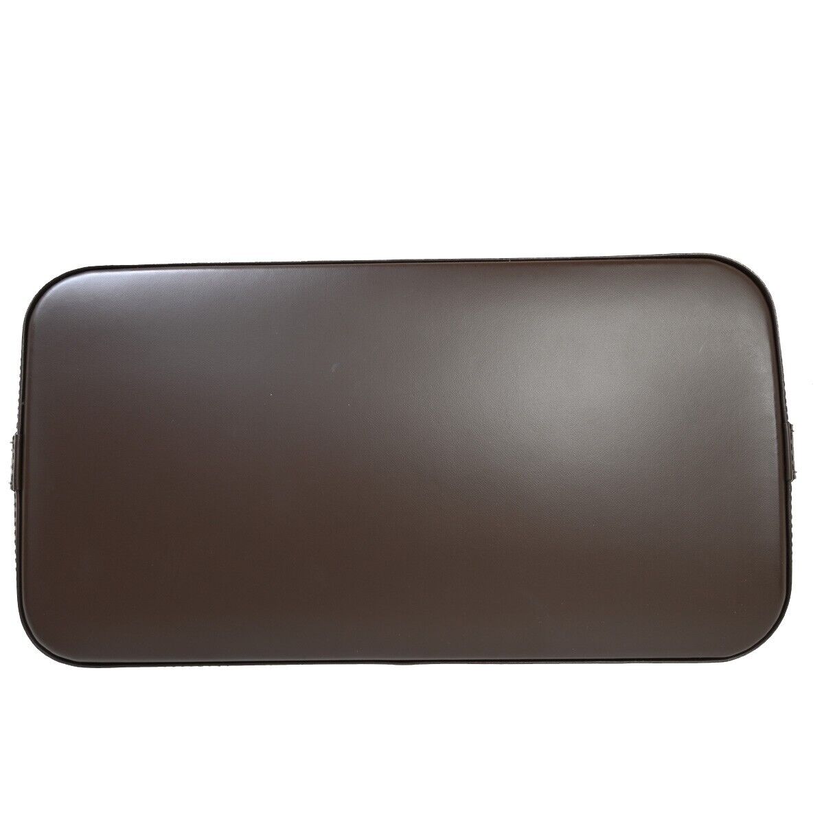 LOUIS VUITTON LV Logo Alma Hand Bag Damier Ebene Leather Brown N51131 667RJ743