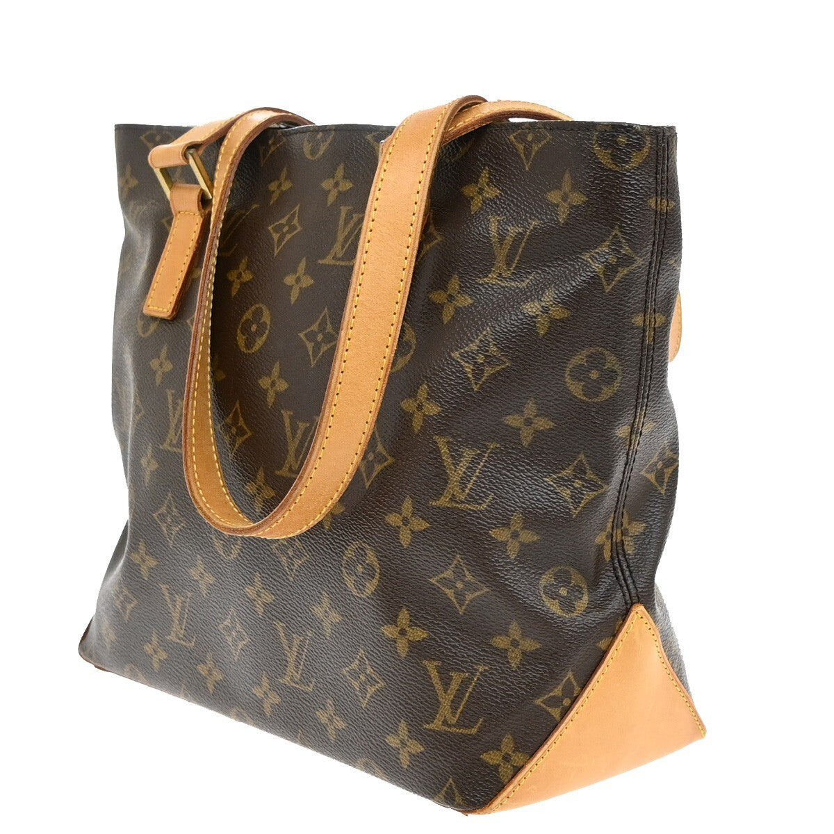 LOUIS VUITTON Cabas Piano Shoulder Bag Monogram Leather Brown M51148 95RF280