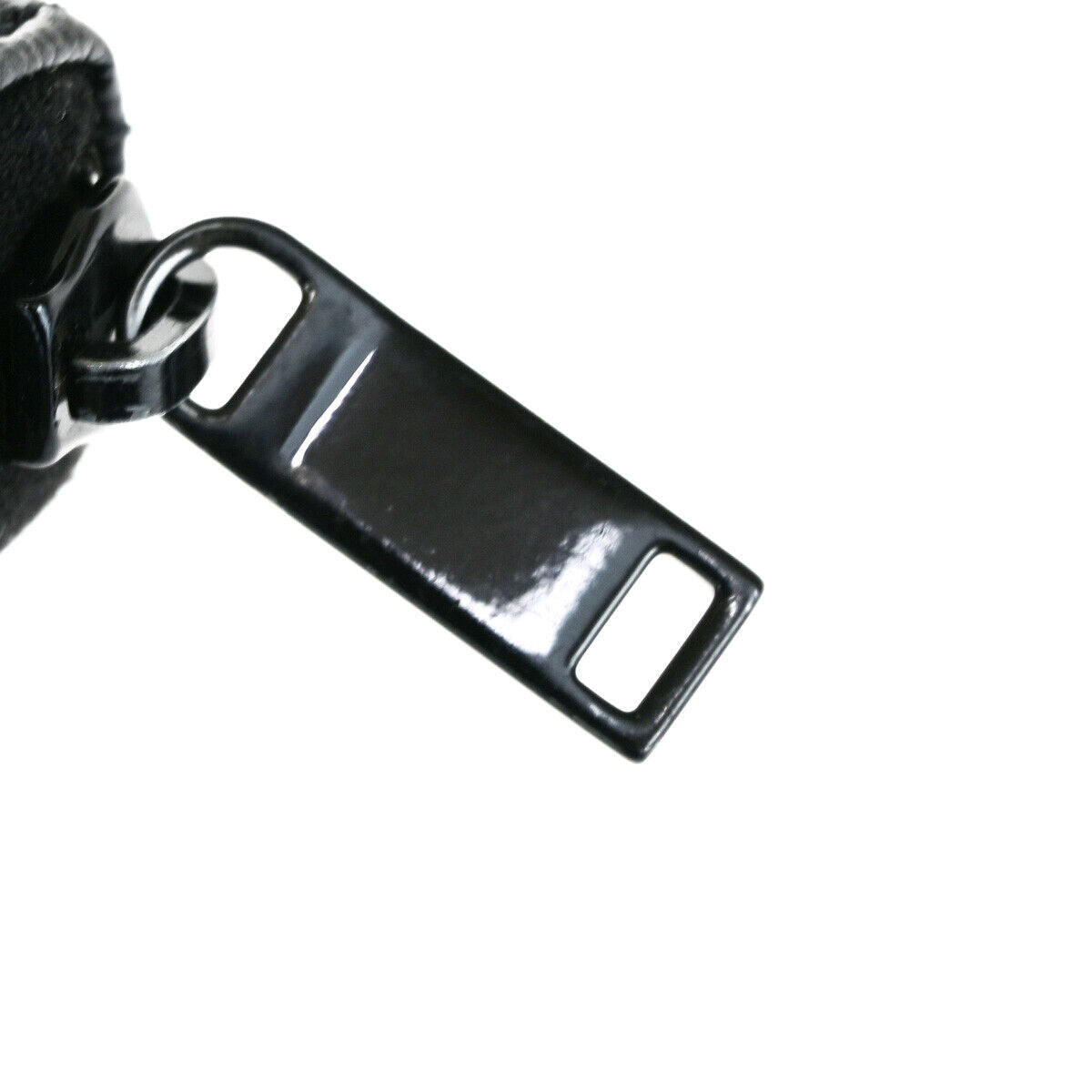 SAINT LAURENT YSL Logo Lou Long Bifold Zipper Wallet Leather Black Italy 80YG498