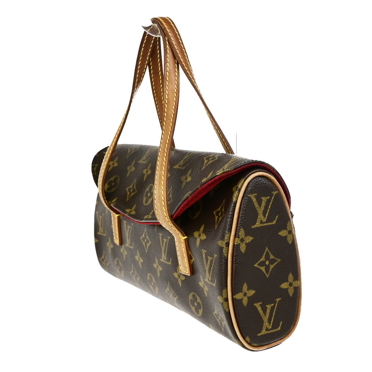 LOUIS VUITTON Sonatine Hand Bag Monogram Leather Brown France M51902 76SJ506