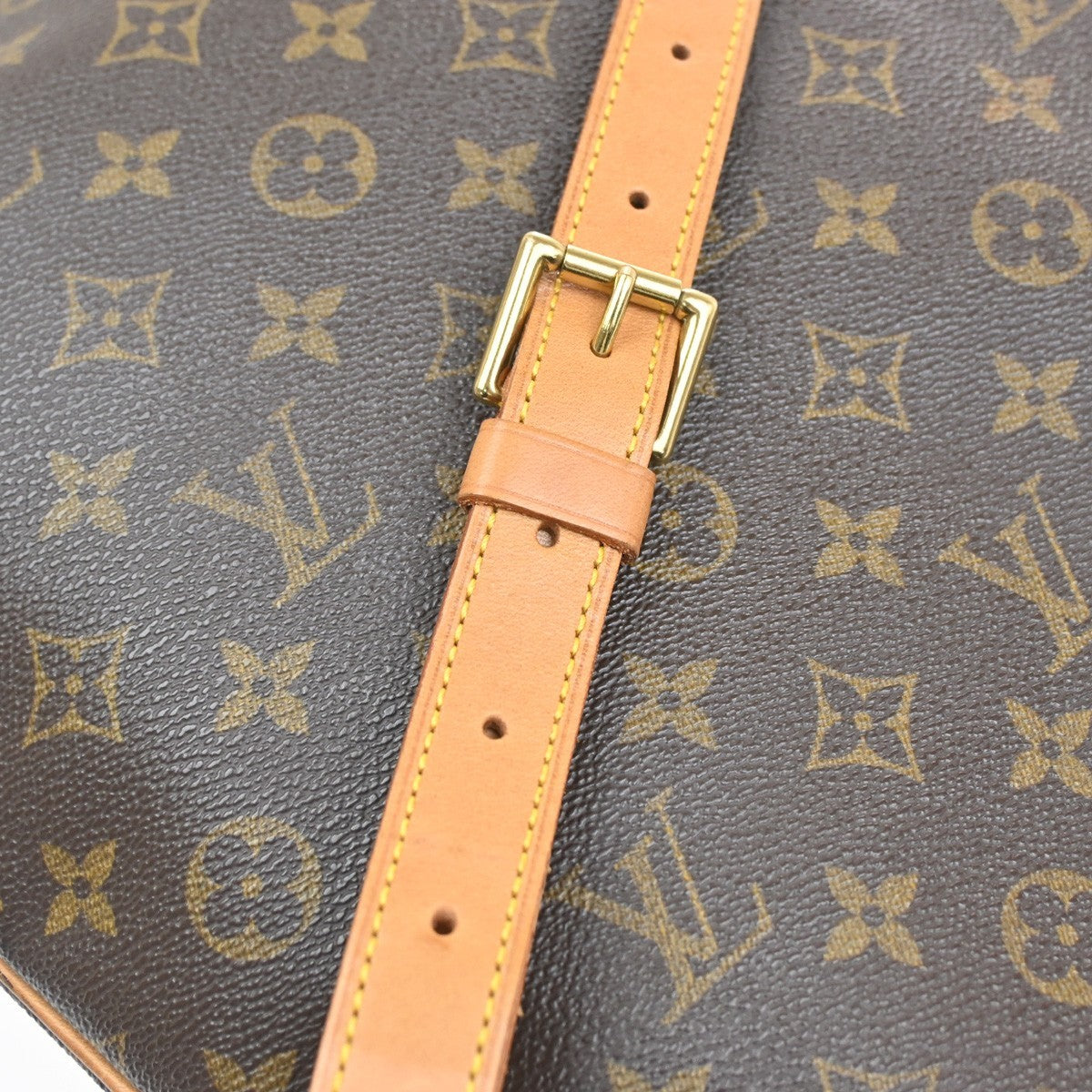LOUIS VUITTON Musette Shoulder Bag Monogram Leather Brown France M51256 73KC739