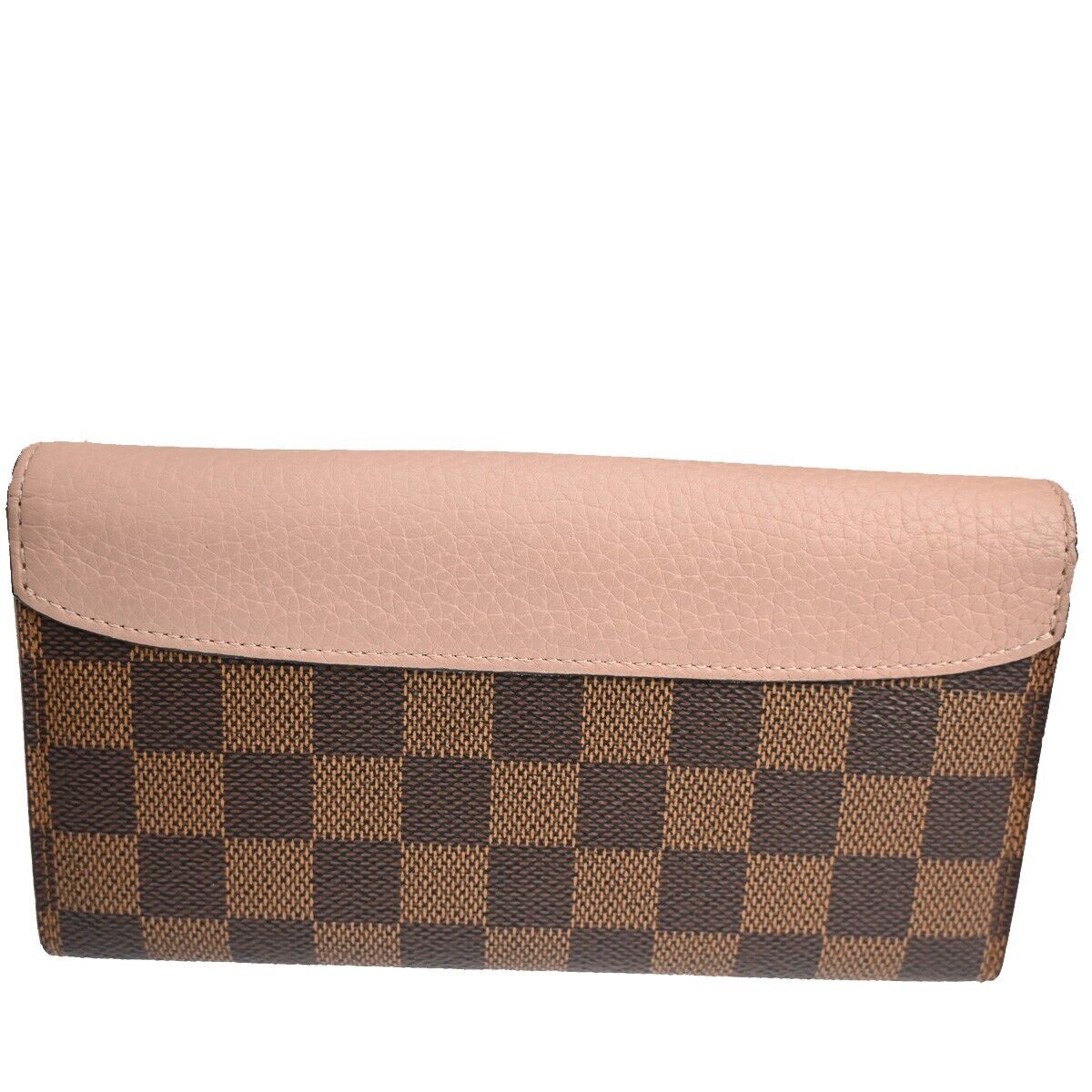 LOUIS VUITTON Damier Portefeuille Normandy Wallet Purse Pink N61262 33SH396