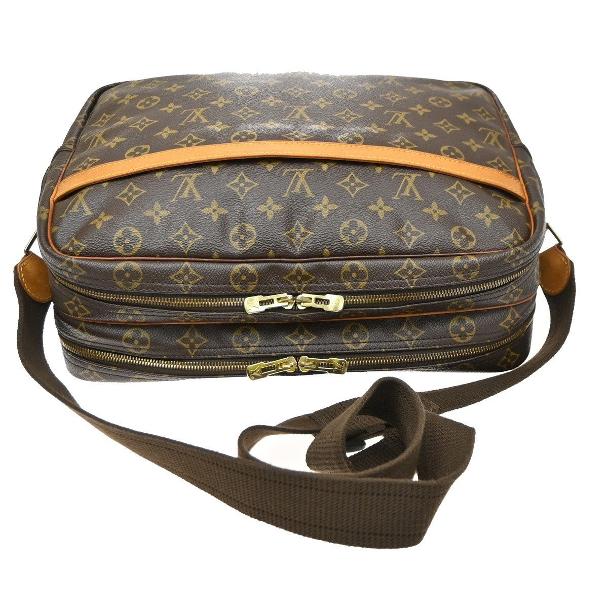 LOUIS VUITTON Reporter GM Crossbody Shoulder Bag Monogram Leather M45252 72YJ290