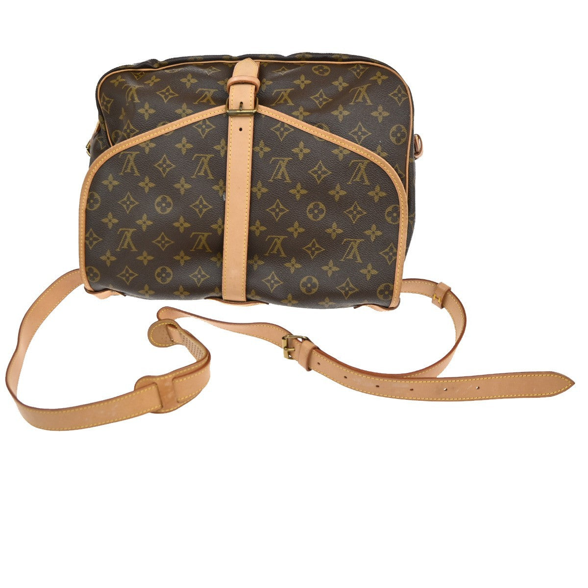 LOUIS VUITTON Saumur 35 Shoulder Bag Monogram Leather BN France M42254 29MA006