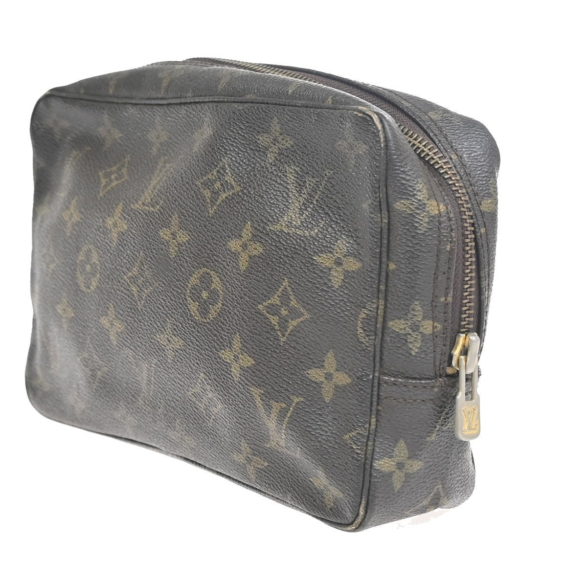 LOUIS VUITTON Trousse Toilette 23 Clutch Hand Bag Monogram Brown M47524 67KC797
