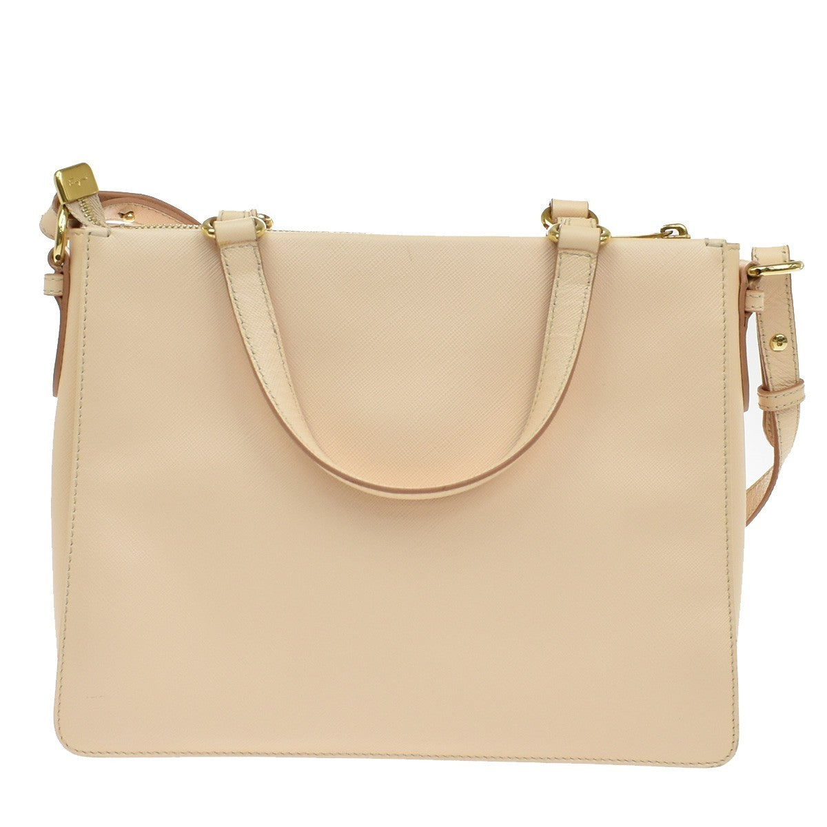 SALVATORE FERRAGAMO Logo Vara 2Way Shoulder Hand Bag Leather Pink Italy 69KB143