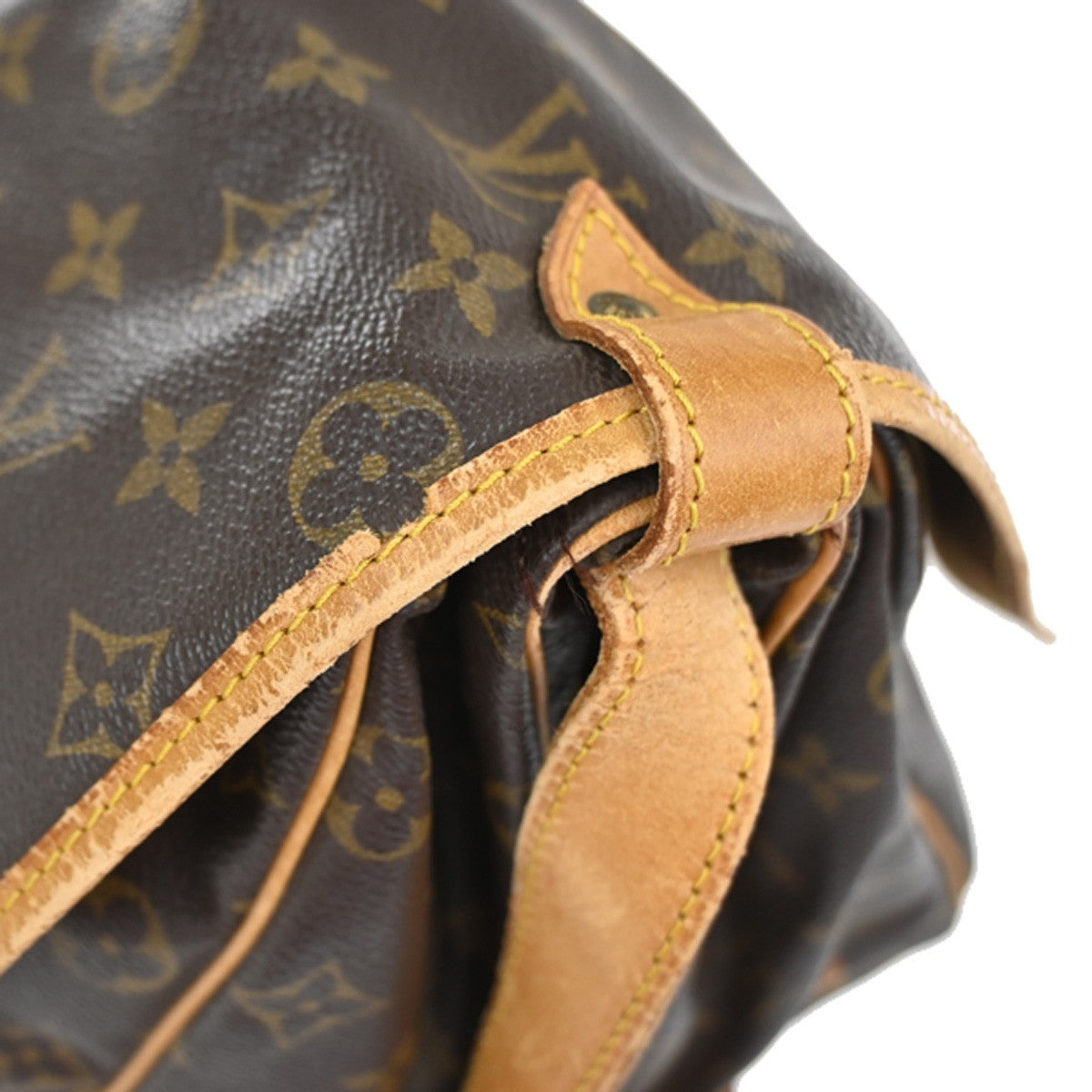 LOUIS VUITTON Saumur 35 Shoulder Bag Monogram Leather BN France M42254 64YJ101