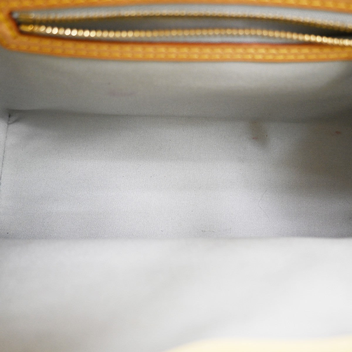 LOUIS VUITTON Monogram Vernis Reade PM Hand Bag Perle Yellow M91336 62CA082