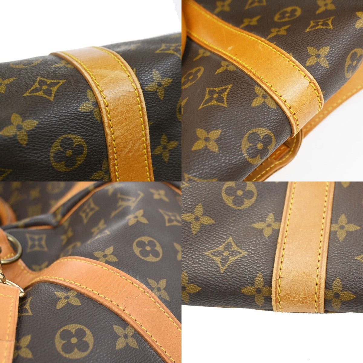 LOUIS VUITTON Keepall Bandouliere 60 2Way Hand Bag Monogram Brown M41412 99YH960