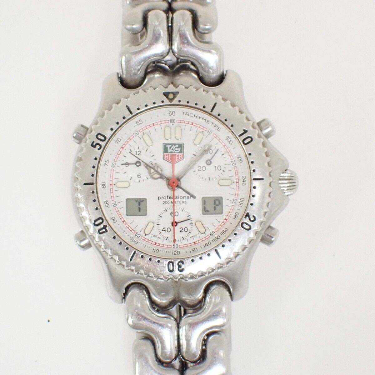 TAG HEUER Logo SEL Wrist watch CG1111-0 Quartz Stainless Steel Silver 71LC518
