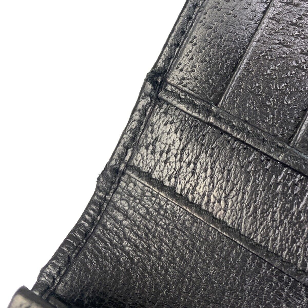 GUCCI Princy GG Pattern Long Bifold Wallet Purse Canvas Leather Black 02YD939