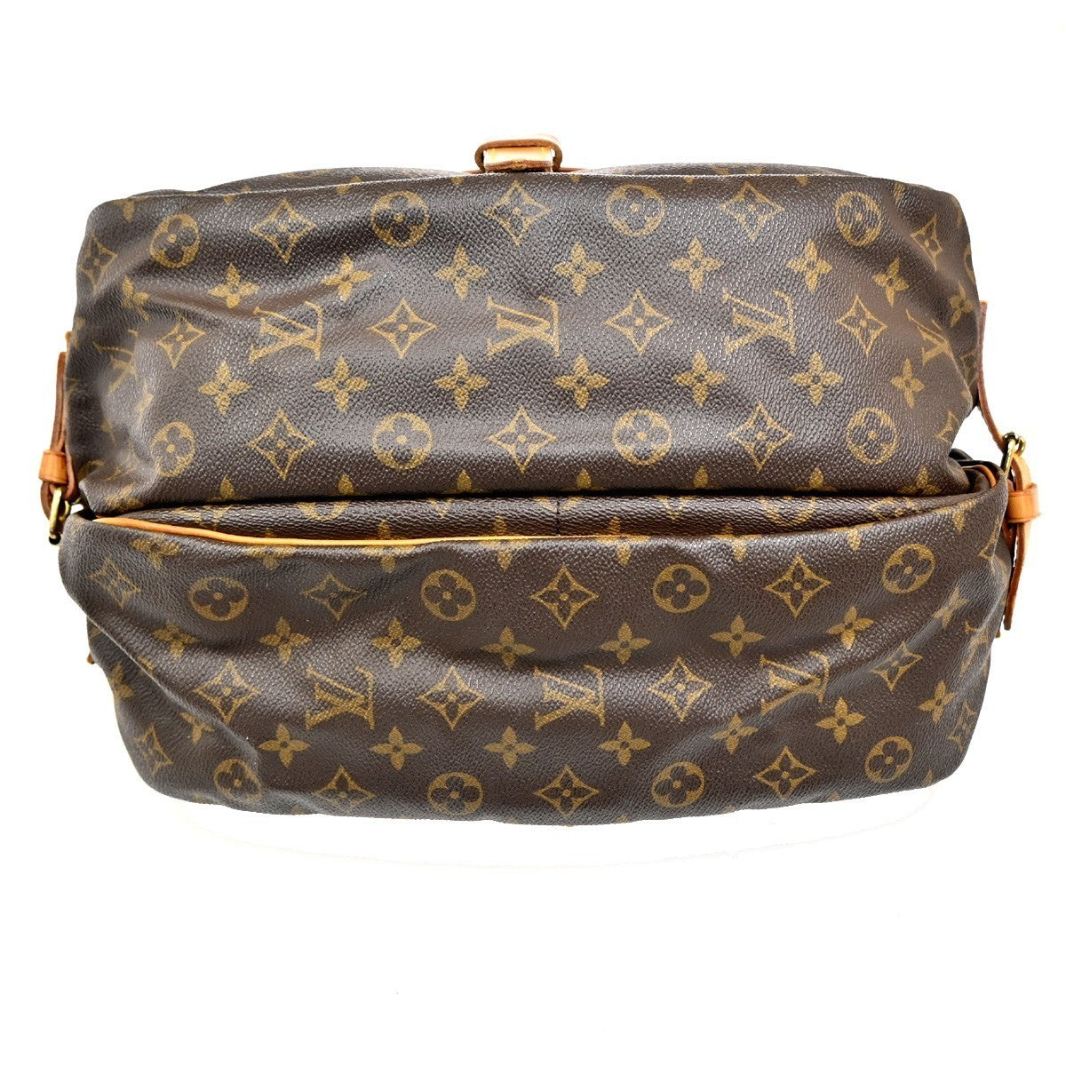 LOUIS VUITTON Saumur 35 Shoulder Bag Monogram Leather BN France M42254 74MA058