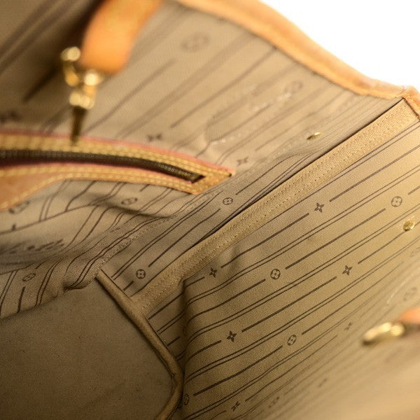 LOUIS VUITTON Neverfull MM Shoulder Tote Bag Monogram Leather BN M40156 14YJ237