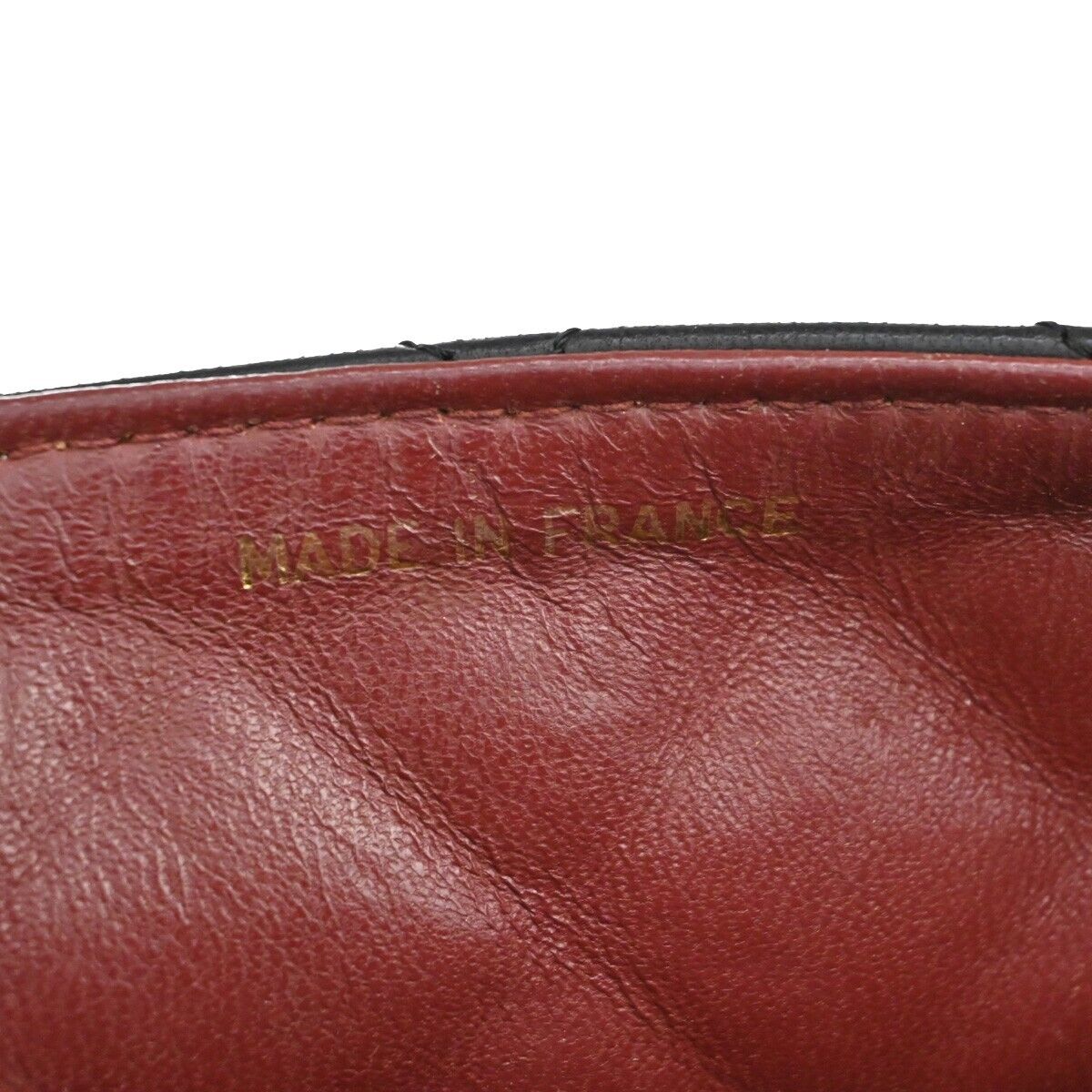 CHANEL CC Mini Matelasse Chain Shoulder Bag Leather Black GHW Vintage 323RJ288