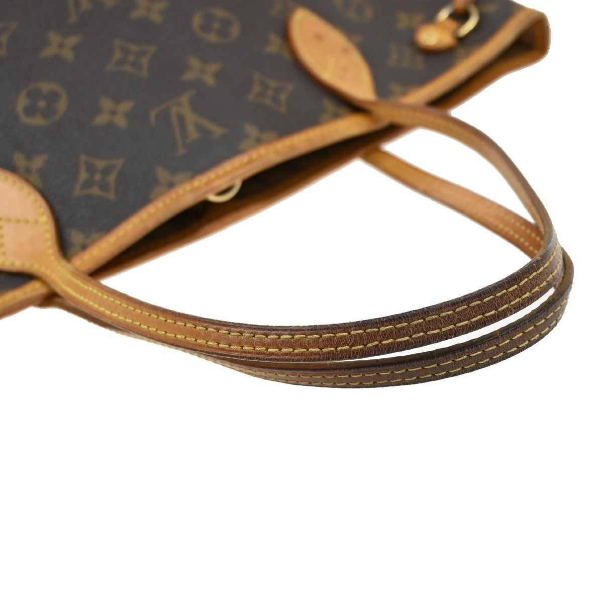 LOUIS VUITTON Neverfull PM Shoulder Tote Bag Monogram Leather BN M40155 97KB302
