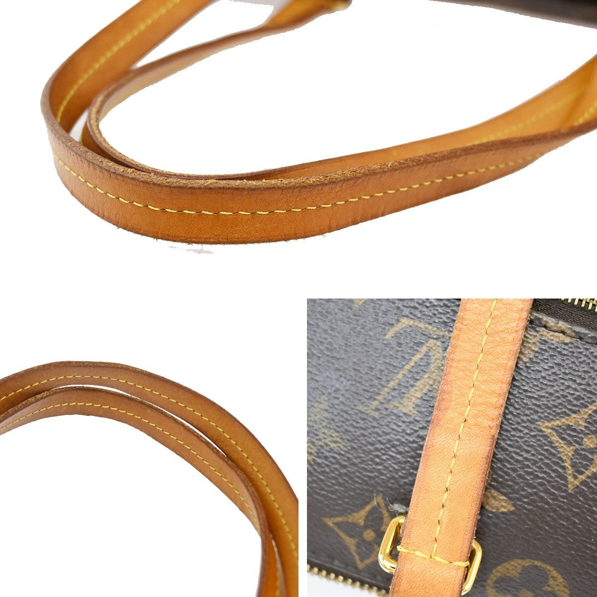 LOUIS VUITTON LV Iena PM Shoulder Bag Monogram Leather Brown M42268 11KB692