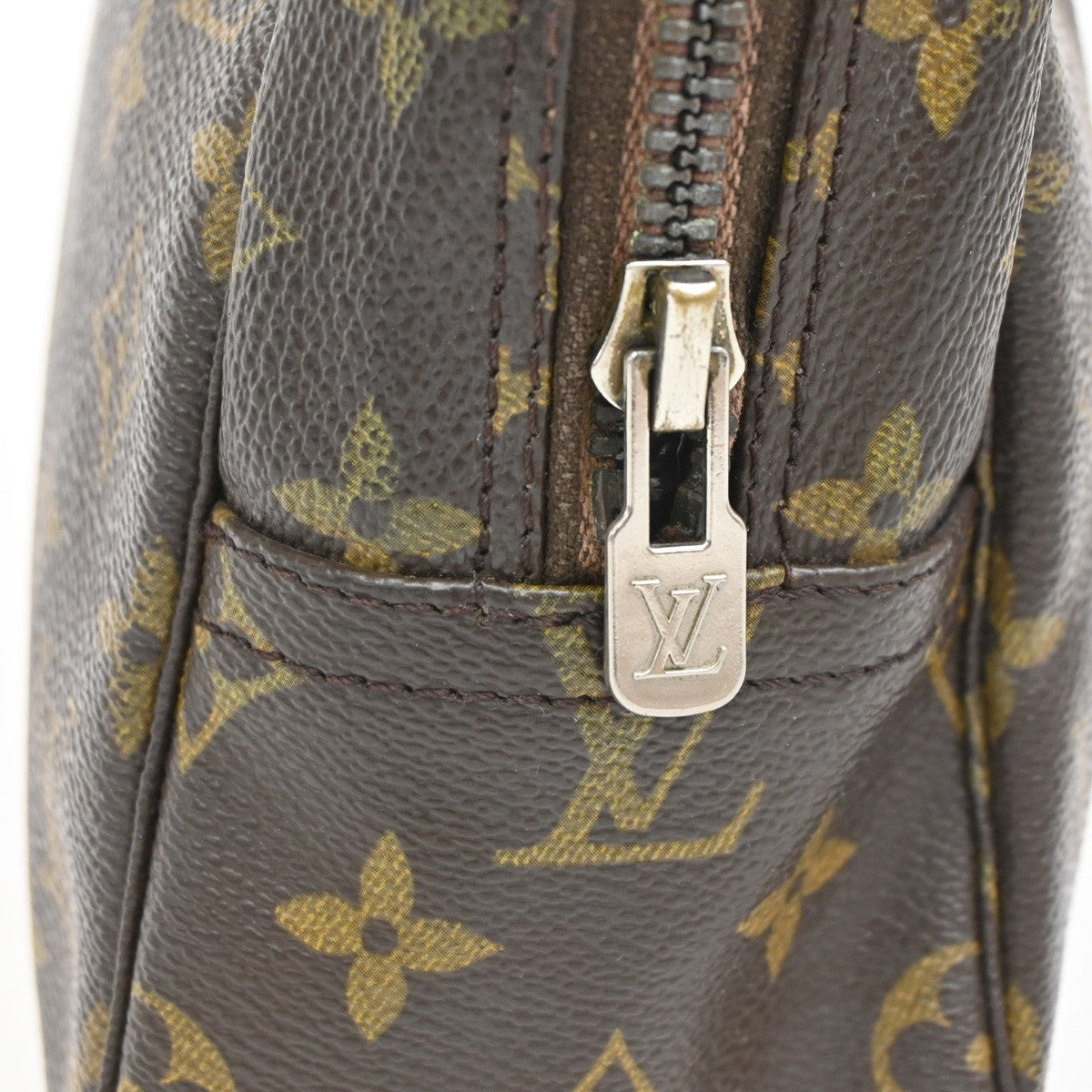 LOUIS VUITTON Trousse Toilette 28 Clutch Hand Bag Monogram Brown M47522 68DA078
