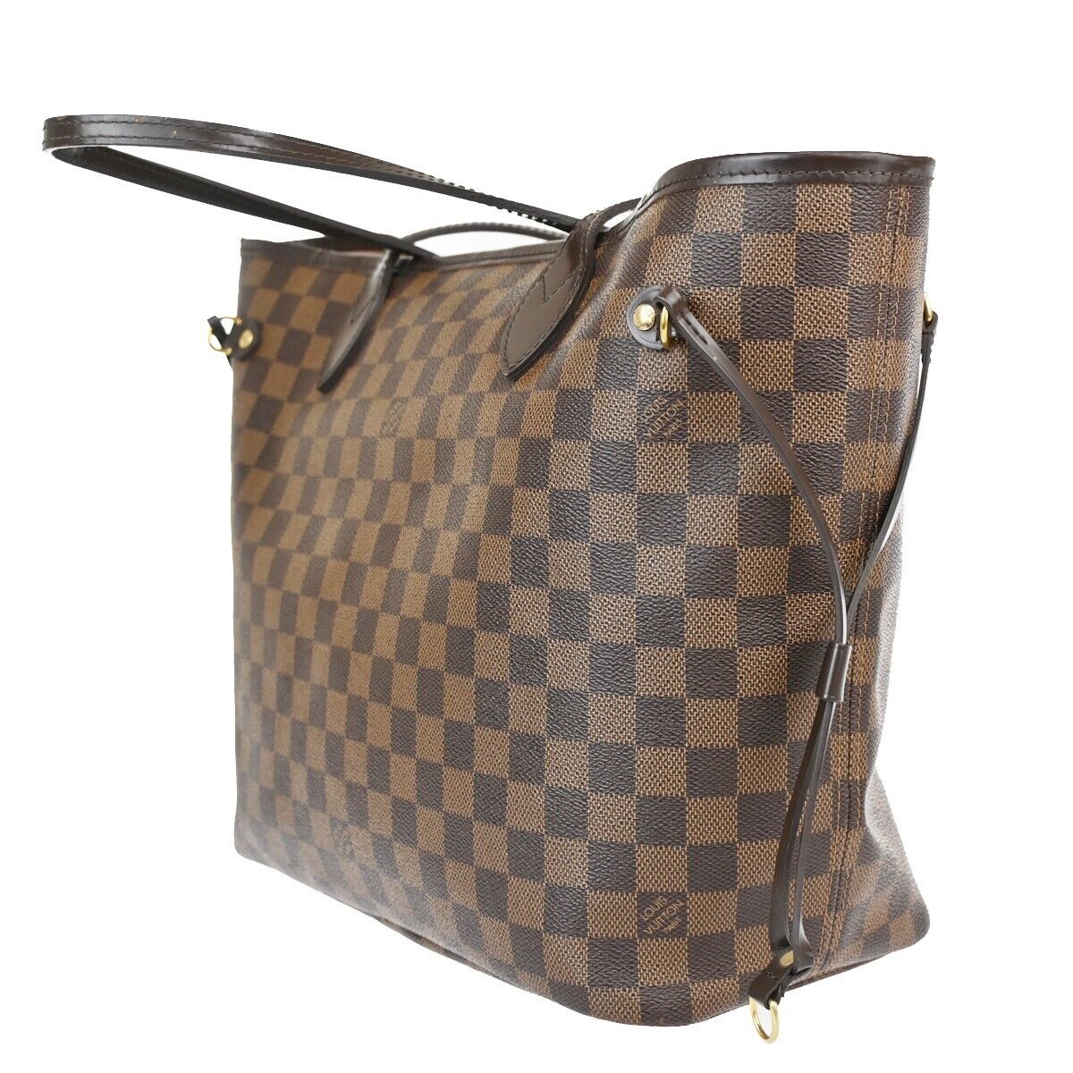LOUIS VUITTON Neverfull MM Shoulder Tote Bag Damier Leather BN N41603 29EA866