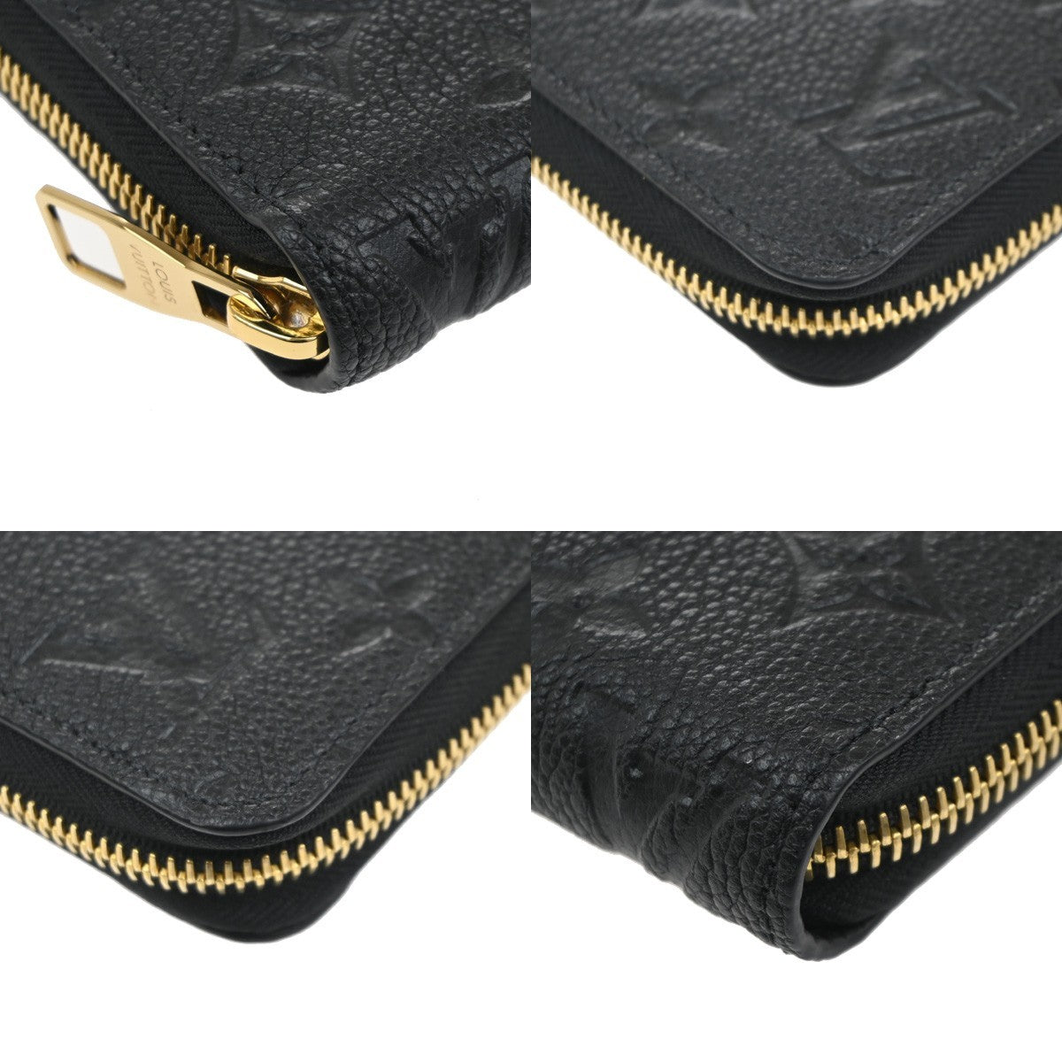 LOUIS VUITTON Zippy Long Wallet Monogram Empreinte Leather BK M61864 16RL782