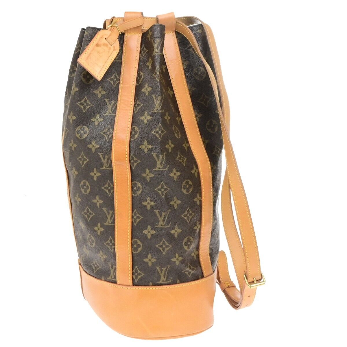 LOUIS VUITTON LV Randonnee GM Shoulder Bag Monogram Leather Brown M42244 20RK966