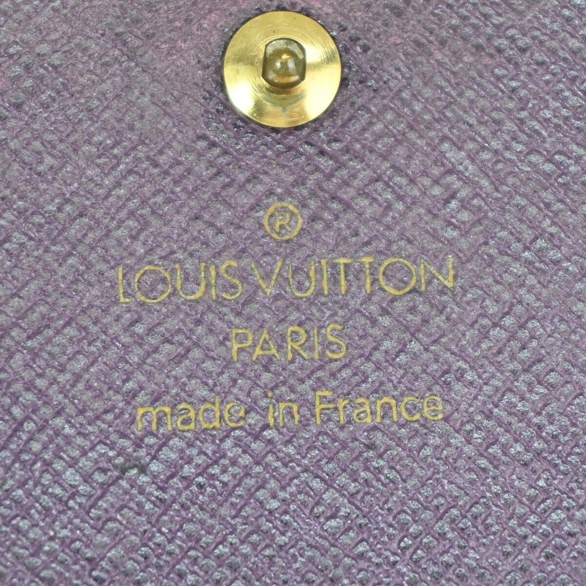 LOUIS VUITTON LV 2 Set Bifold Trifold Wallet Epi Leather Yellow Lilac 07EA201