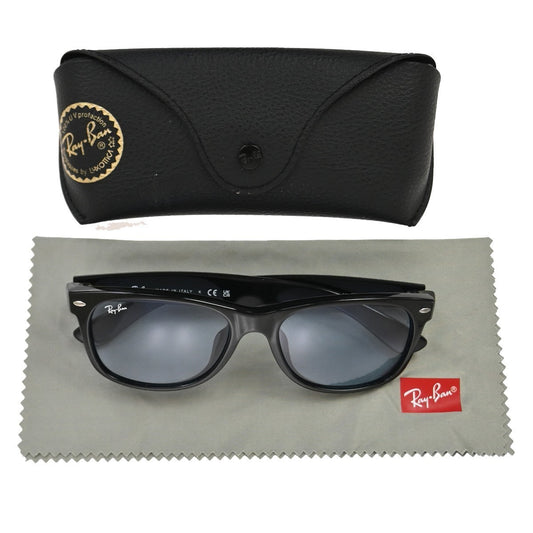 Ray Ban New Wayfarer Sunglasses Eye Wear Plastic BK BE RB 2132-F Italy 07MA608