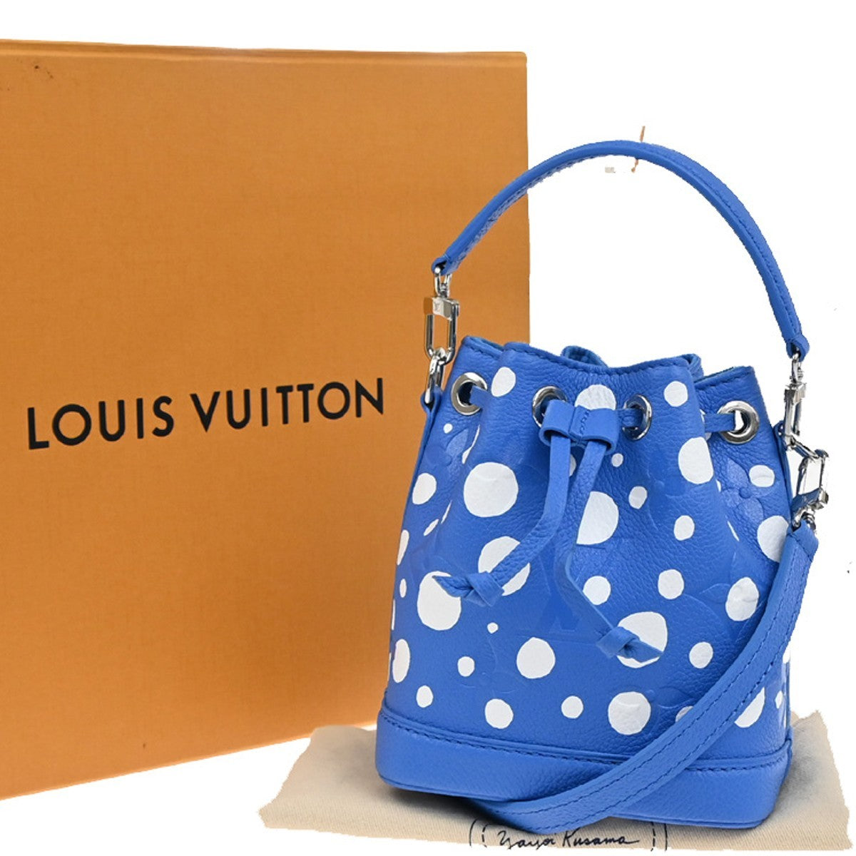 LOUIS VUITTON x YK Nano Noe Mini Hand Bag Monogram Empreinte BE M81985 319RF860