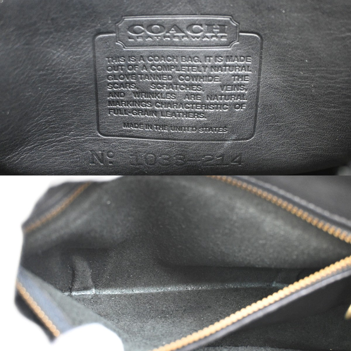 COACH Logo Crossbody Mini Shoulder Bag  Leather Black GHW 214 USA 07YH851