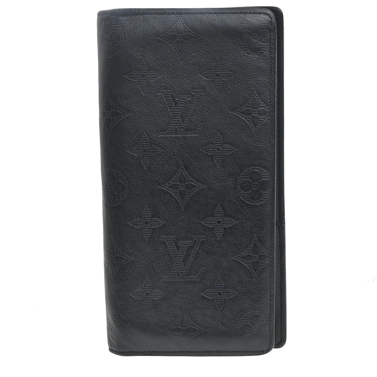 LOUIS VUITTON Portefeuille Brazza Wallet Monogram Shadow BK M62900 39KC343