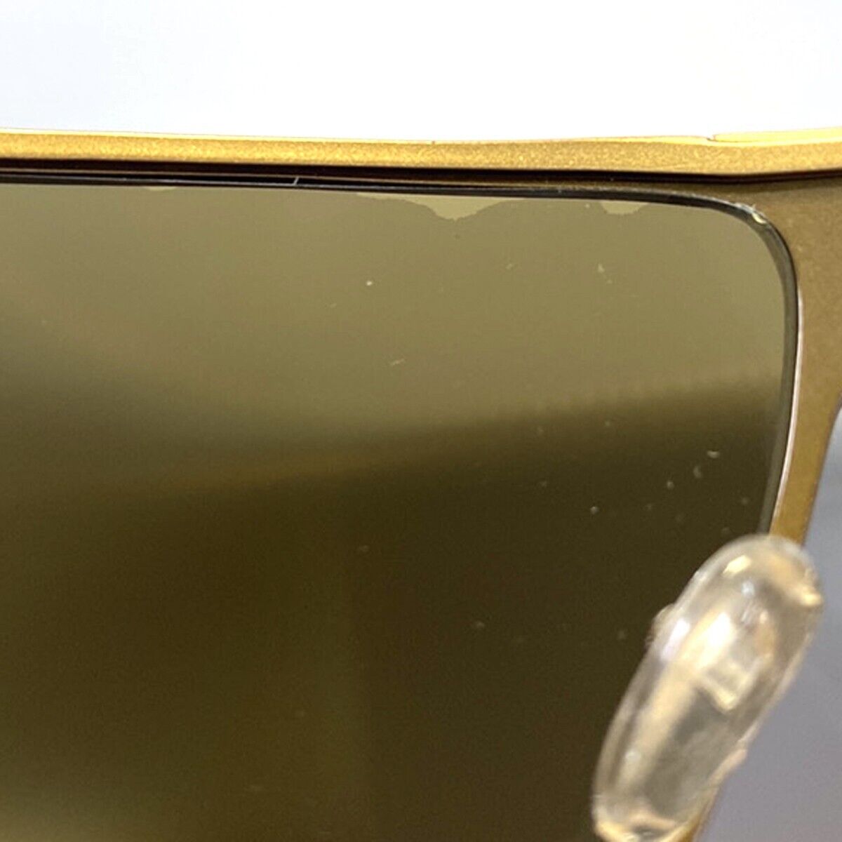 BOTTEGA VENETA Logo Sunglasses BV 22/S Metal Plastic Brown Gold Italy 02KA492