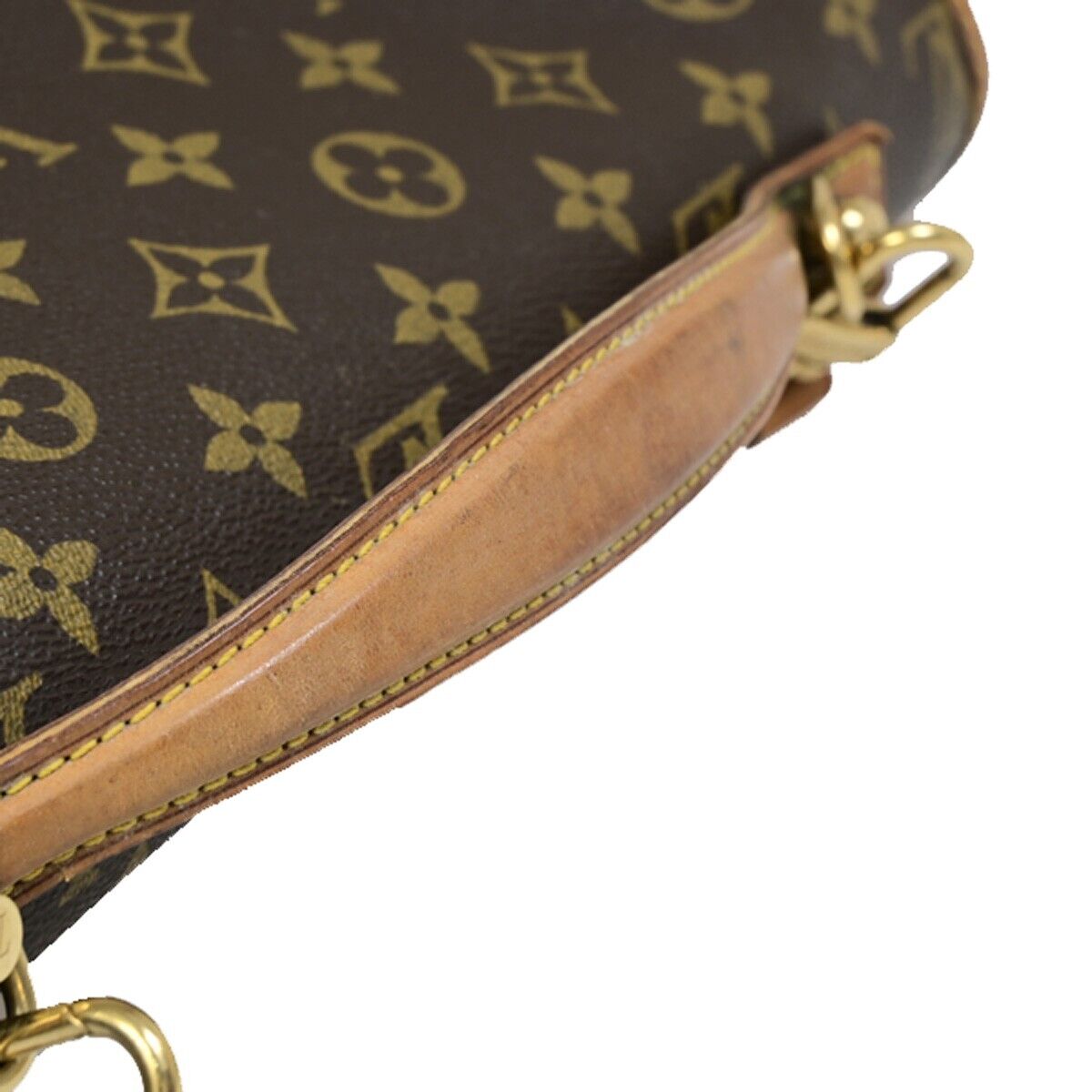 LOUIS VUITTON Beverly Hand Bag Briefcase Monogram Leather Brown M51121 81EB853