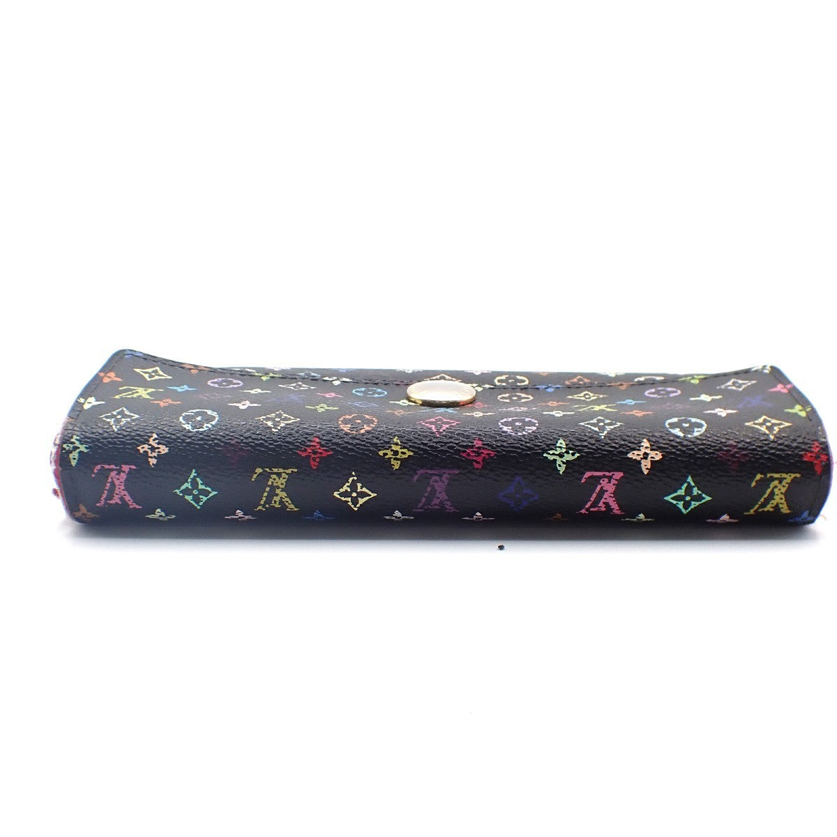 LOUIS VUITTON Portefeuille Sarah Long Wallet Monogram Multi Black M60005 60KC952