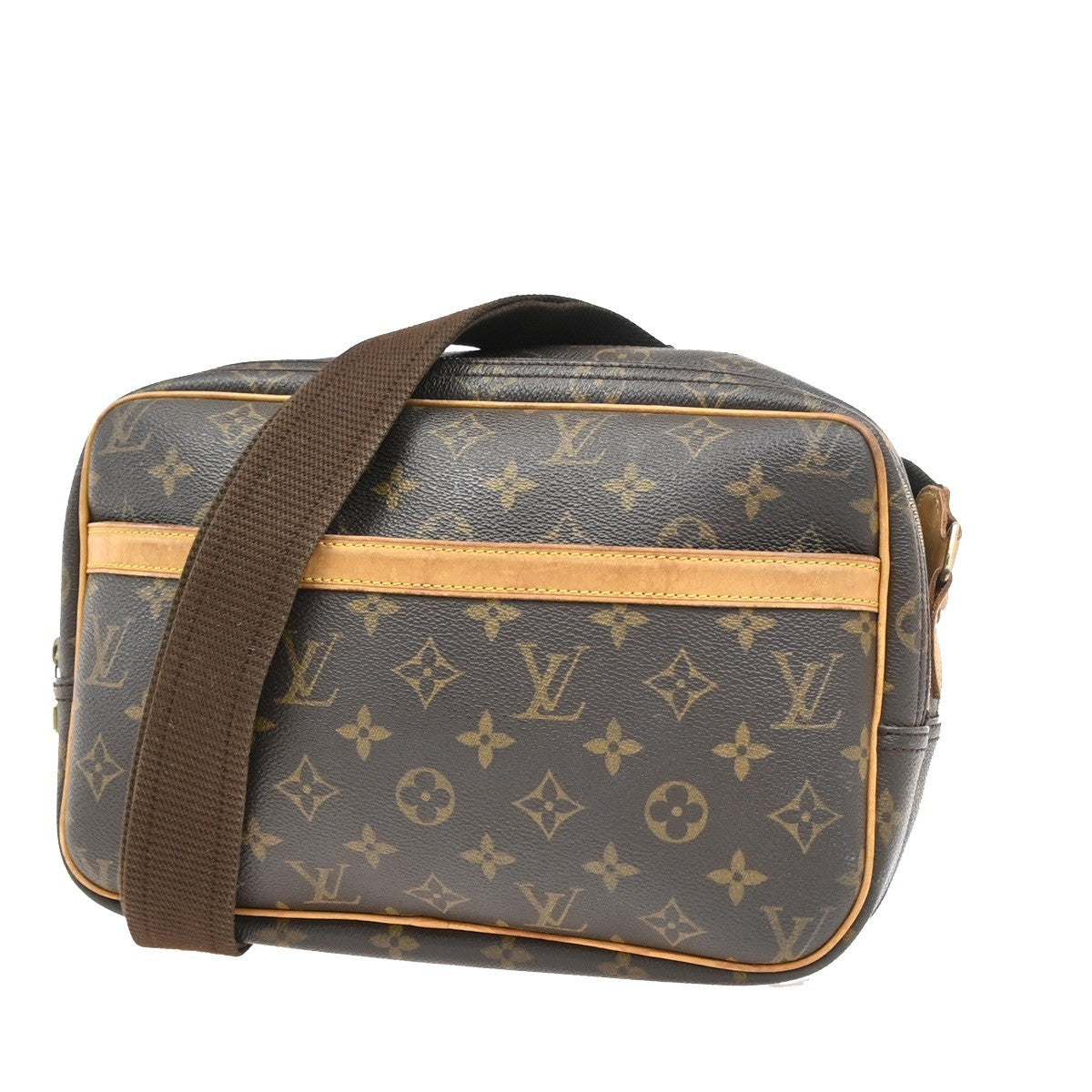 LOUIS VUITTON Reporter PM Crossbody Shoulder Bag Monogram Leather M45252 83PA027