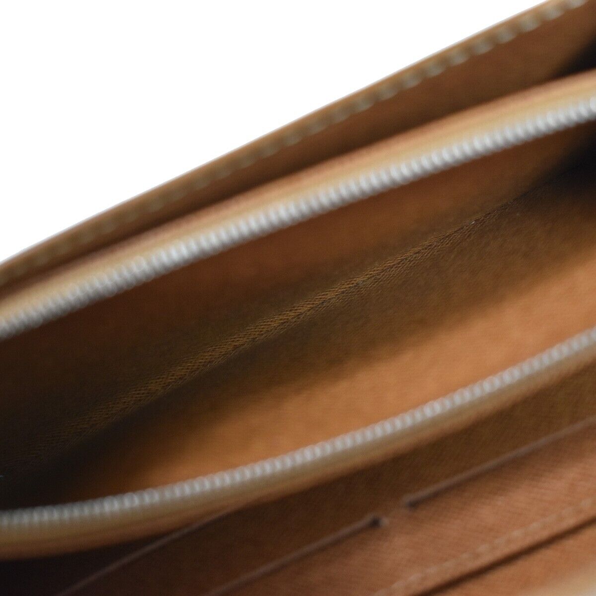 LOUIS VUITTON Porte Monnaie Credit Bifold Wallet Epi Brown France M6359I 05JH674