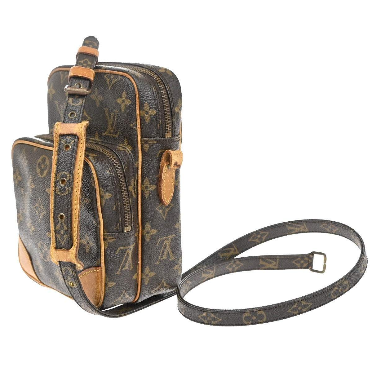 LOUIS VUITTON Amazon Crossbody Shoulder Bag Monogram Leather BN M45236  60SA125