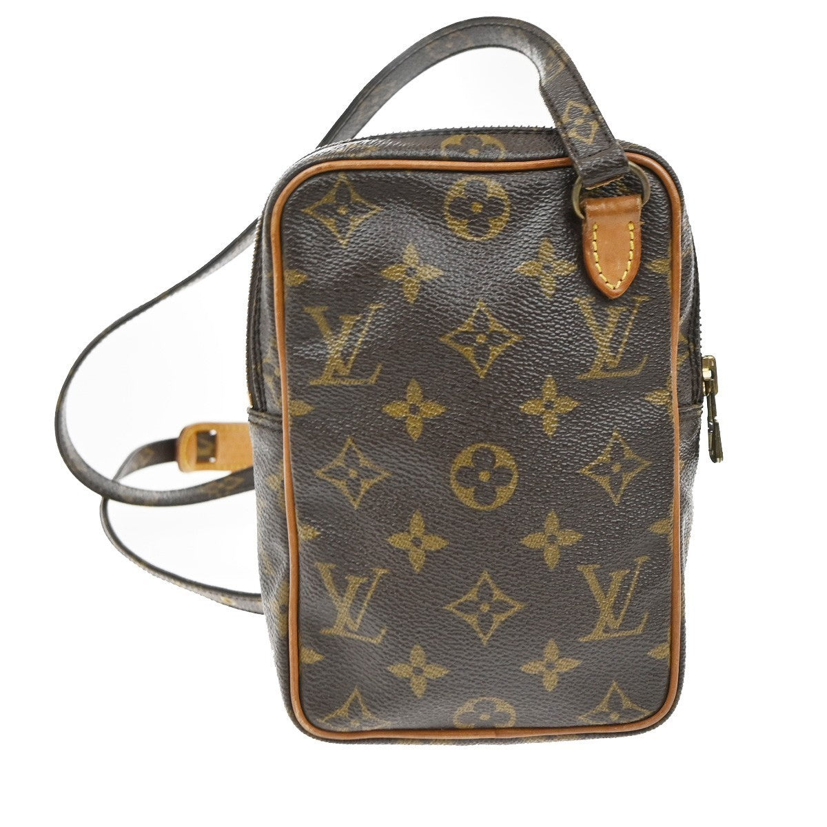 LOUIS VUITTON Mini Amazon Shoulder Bag Monogram Leather Brown M45238 86KC261