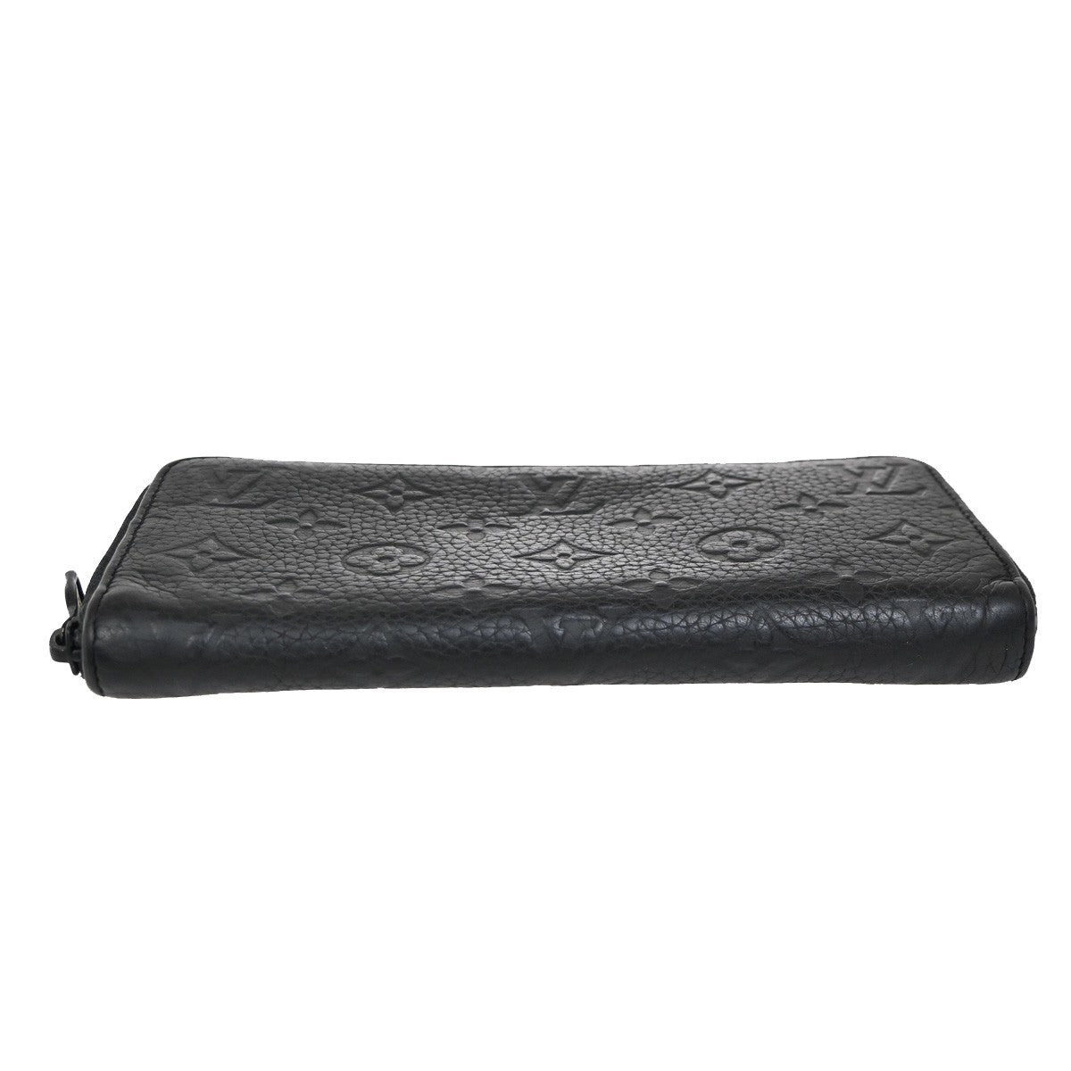 LOUIS VUITTON Zippy Wallet Long Wallet Monogram Empreinte Black M69047 83EG380