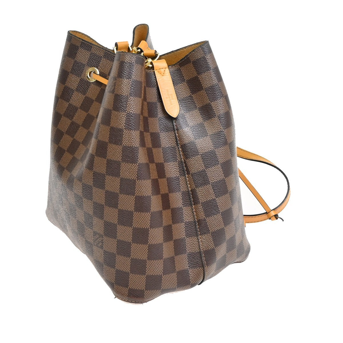 LOUIS VUITTON Neo Noe MM Drawstring Shoulder Bag Damier Ebene BN M40213 55FB588