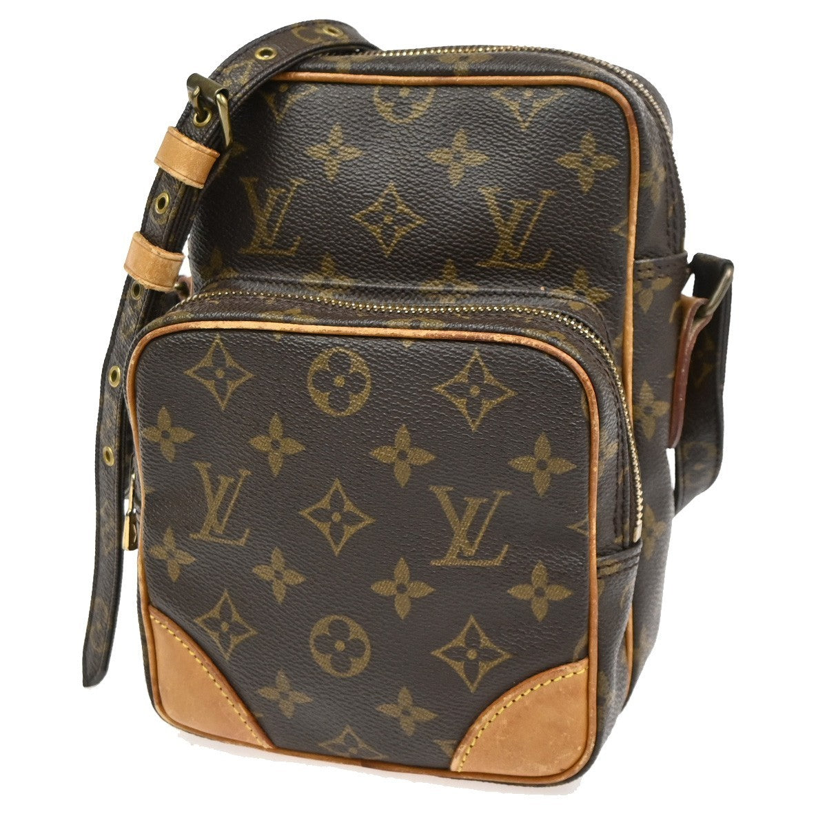 LOUIS VUITTON Amazon Crossbody Shoulder Bag Monogram Leather BN M45236 82CA958