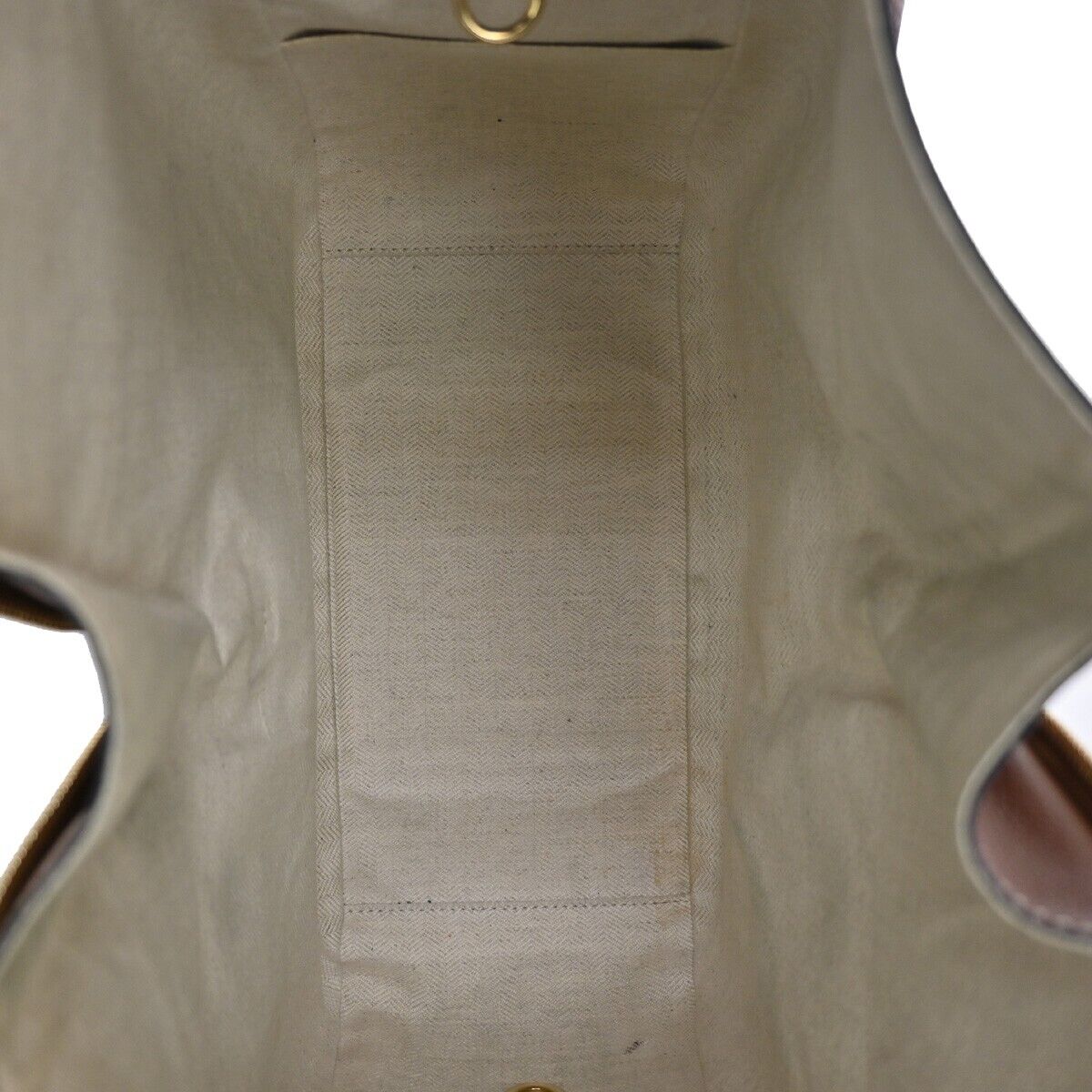 LOEWE Logo Hammock Small 2Way Shoulder Hand Bag Leather Brown Gold 636RJ395