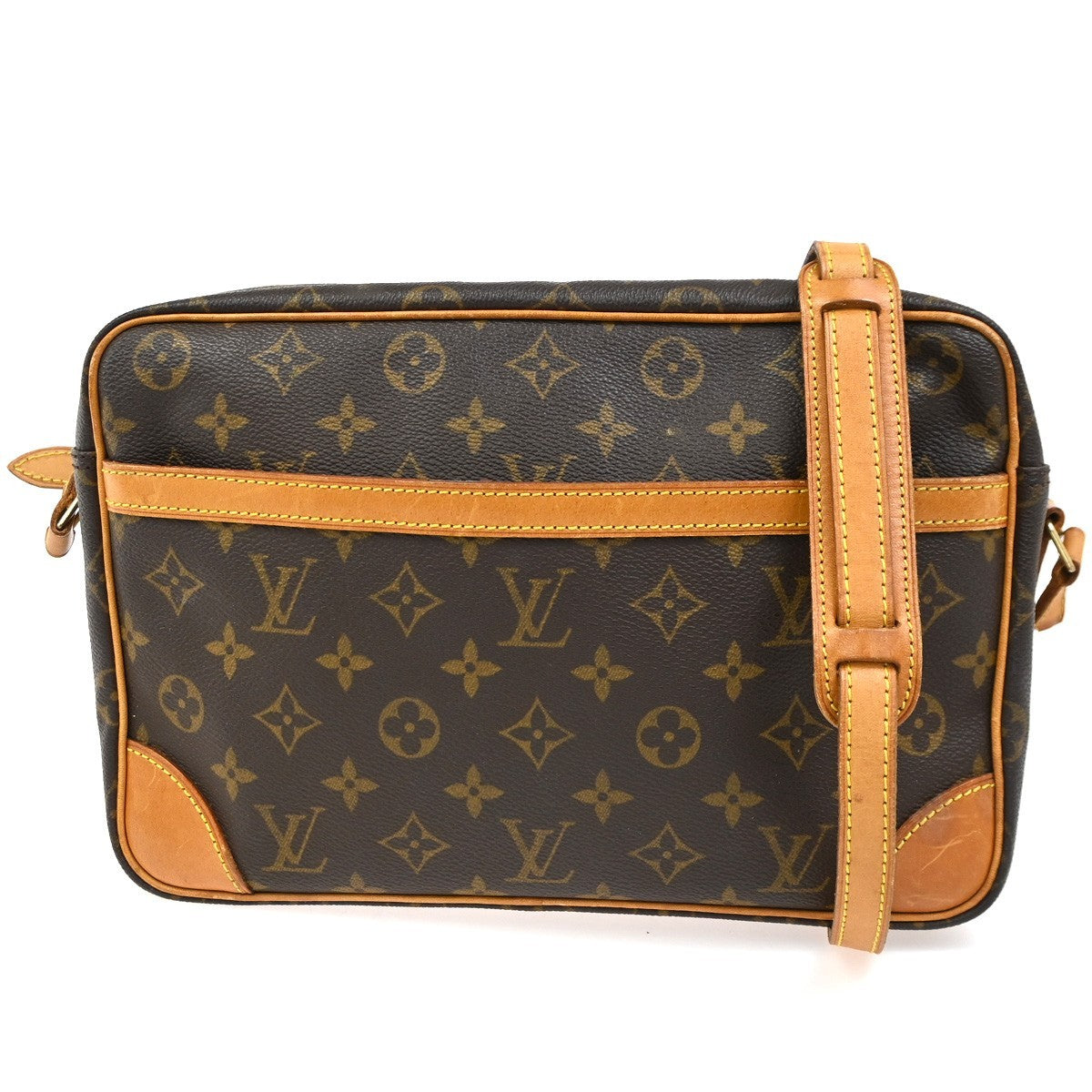 LOUIS VUITTON Trocadero 30 Shoulder Bag Monogram Leather Brown M51272 89SA005
