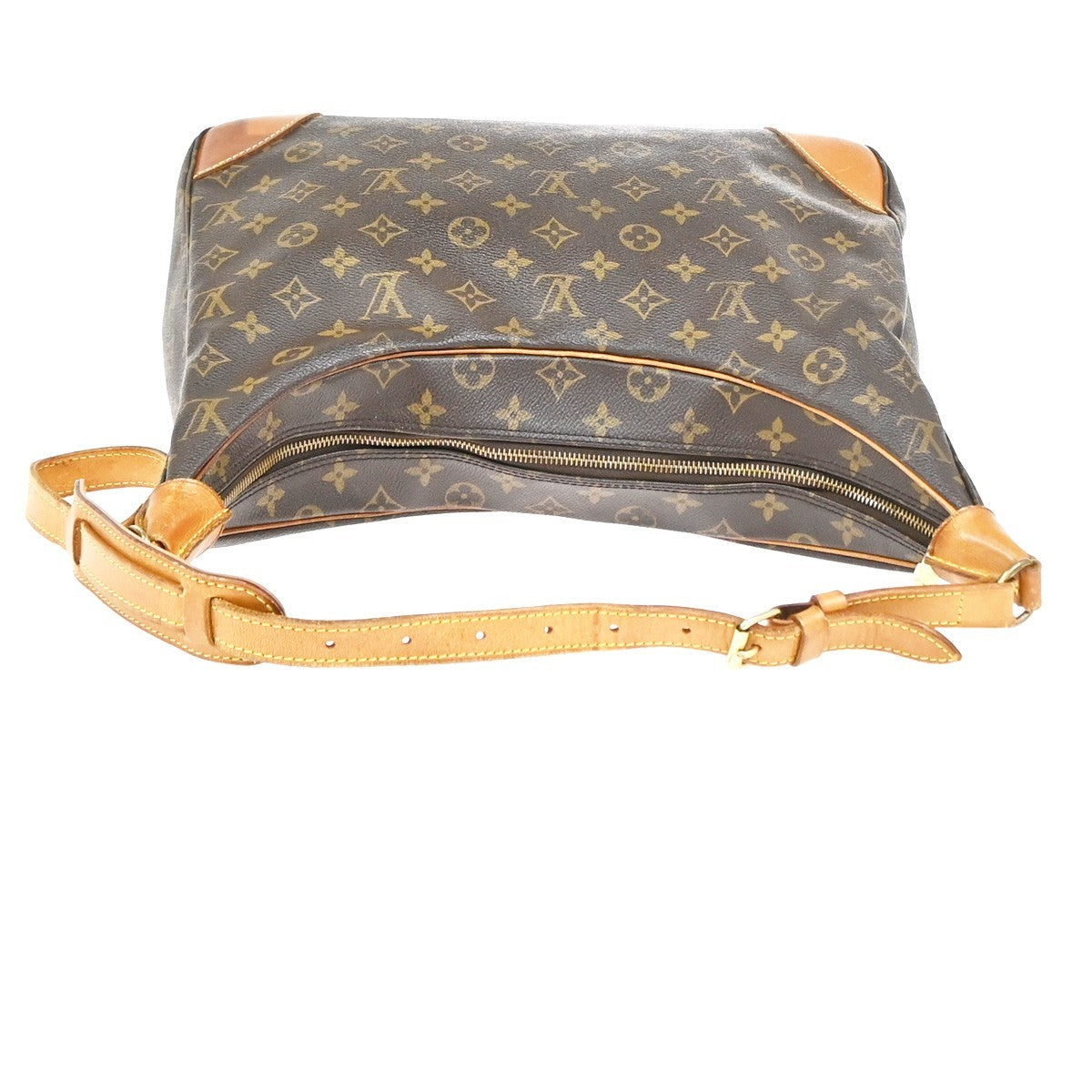LOUIS VUITTON Boulogne 35 Shoulder Bag Monogram Leather Brown M51260 84YJ042
