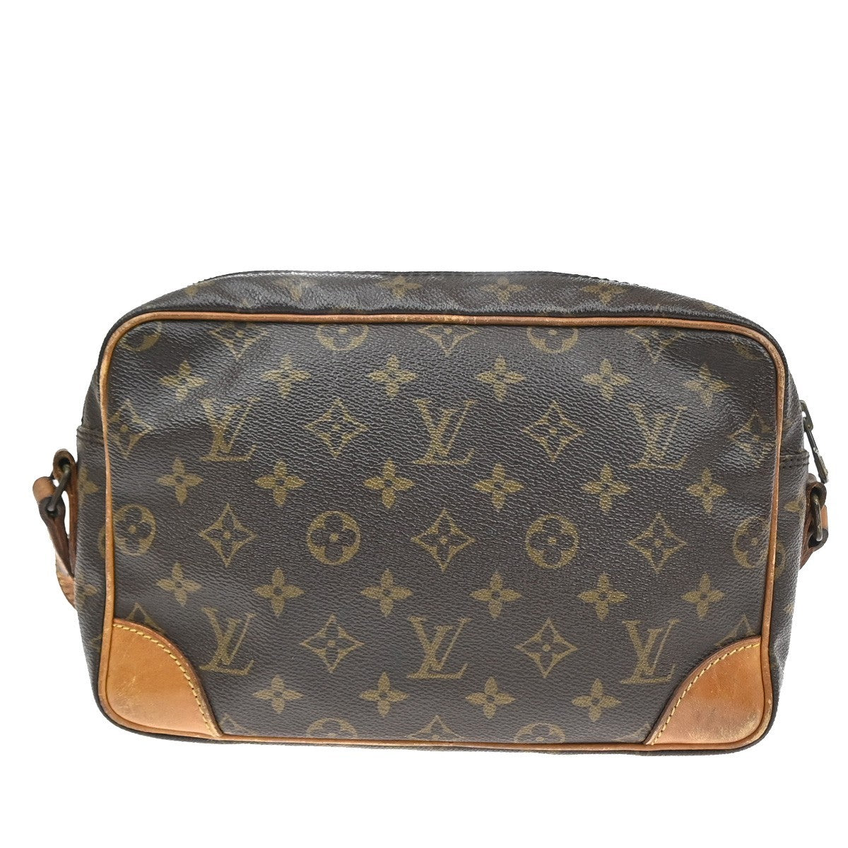 LOUIS VUITTON Trocadero 24 Shoulder Bag Monogram Leather Brown M51276 30YJ189