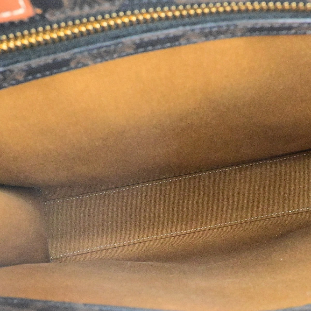 54.Live CELINE Vertical Cabas 2Way Tote Bag Triomphe Canvas Leather 662RK408