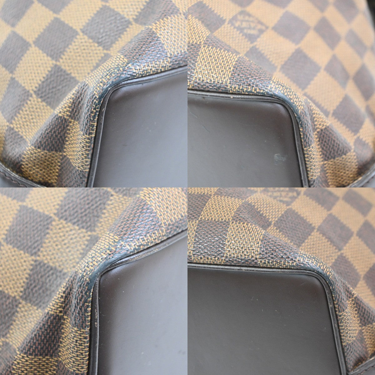 LOUIS VUITTON Chelsea Shoulder Tote Bag Damier Ebene Leather BN N51119 77MA601