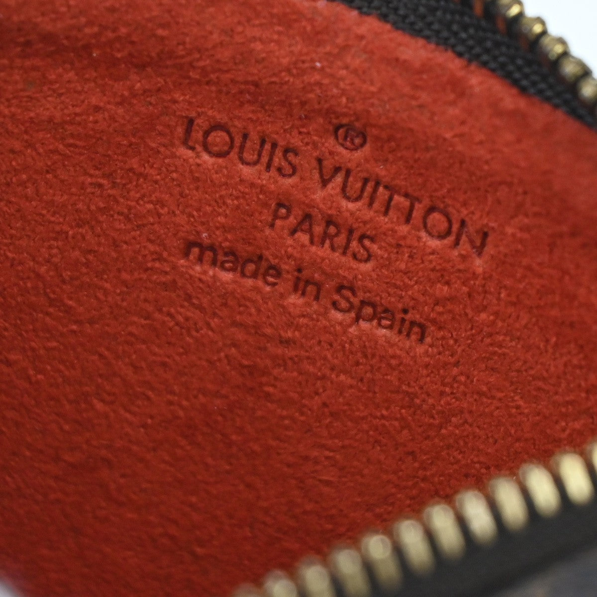 LOUIS VUITTON Pochette Cles Coin Key Case Damier Ebene Leather BN N62656 30KP022