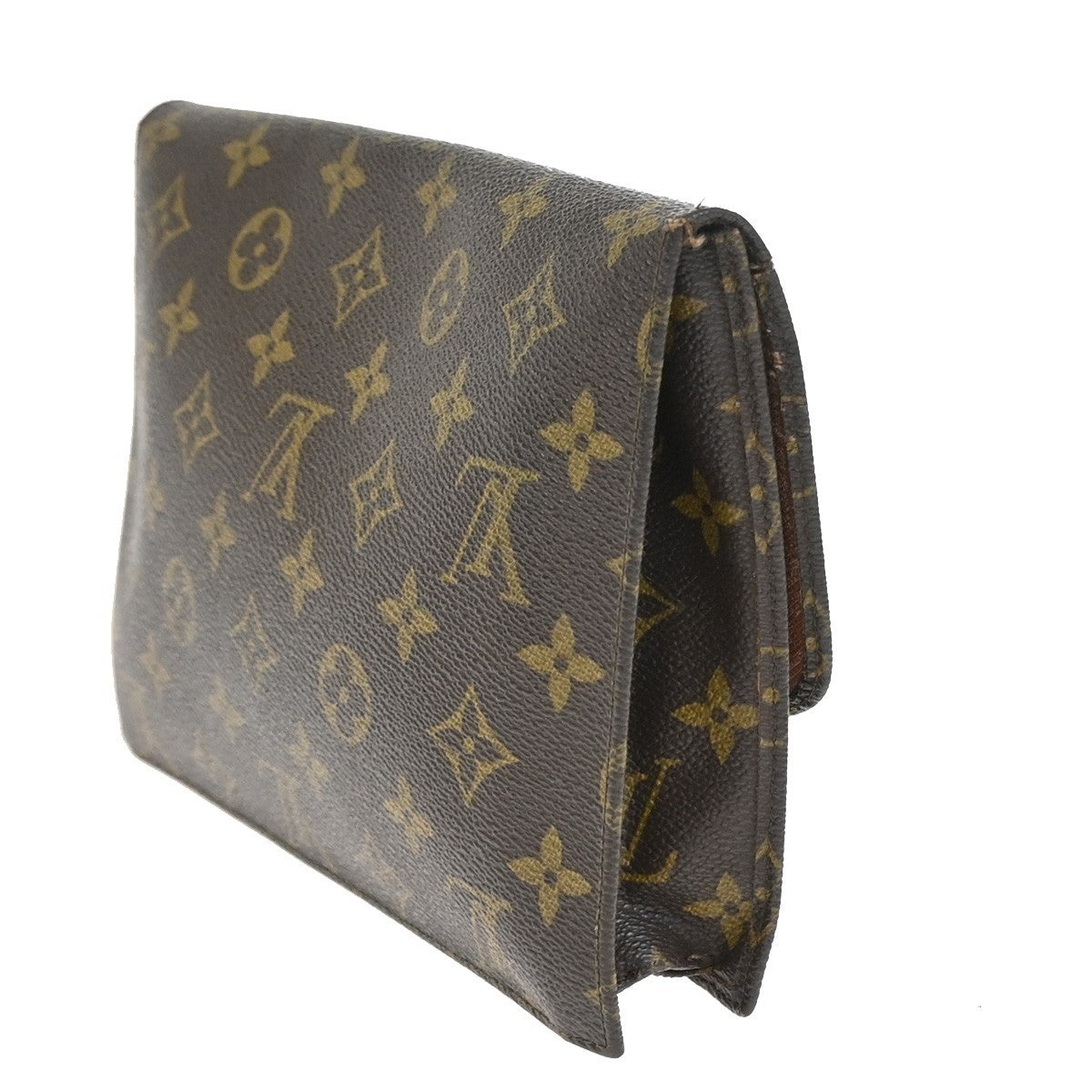 LOUIS VUITTON Pochette Rabat 23 Clutch Hand Bag Monogram Brown M51931 09YJ071
